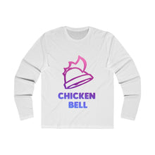 Load image into Gallery viewer, Neon Chicken Bell Men's Long Sleeve Crew Tee