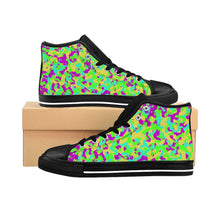 Load image into Gallery viewer, 80’s Camouflage Pattern Men's High-top Sneakers
