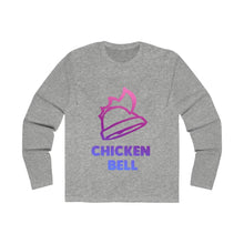 Load image into Gallery viewer, Neon Chicken Bell Men&#39;s Long Sleeve Crew Tee
