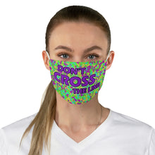 Load image into Gallery viewer, Don&#39;t Cross The Line Fabric Face Mask
