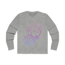 Load image into Gallery viewer, Neon Gas Mask Men&#39;s Long Sleeve Crew Tee
